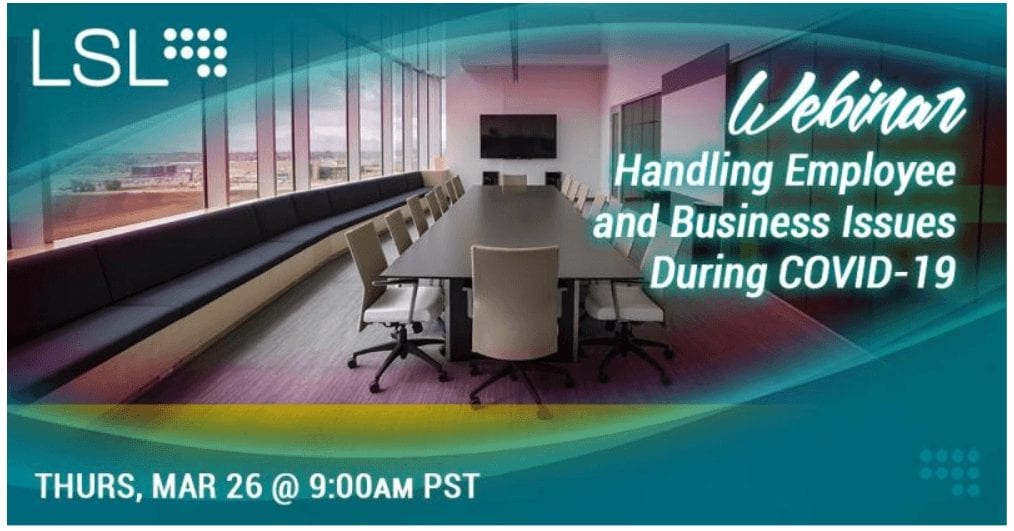 Handling Employee & Business Issues During the COVID-19 Crisis - LSL CPAs